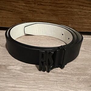 DKNY Black and White Men's Belt